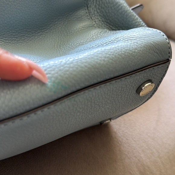 MICHAEL KORS Dusty Blue Kirby Satchel - Picture 11 of 11